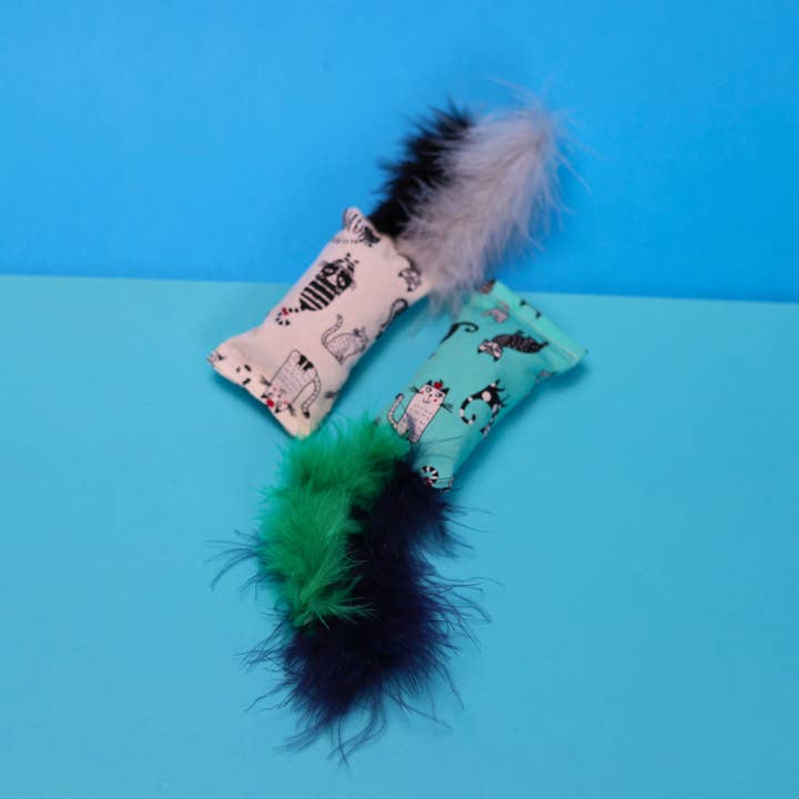 Meow Avenue - Wholesale Pet Toy - Cat - Feather Kicker Duos5