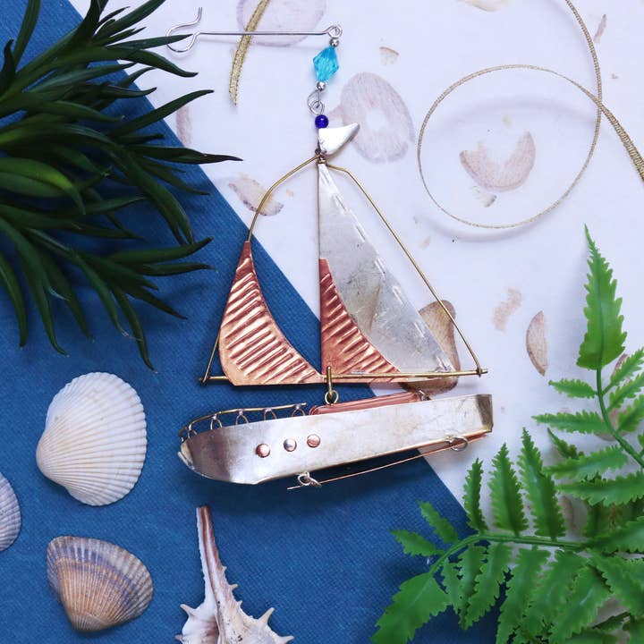 Pilgrim Imports - Wholesale Ornament - Sailboat Ornament