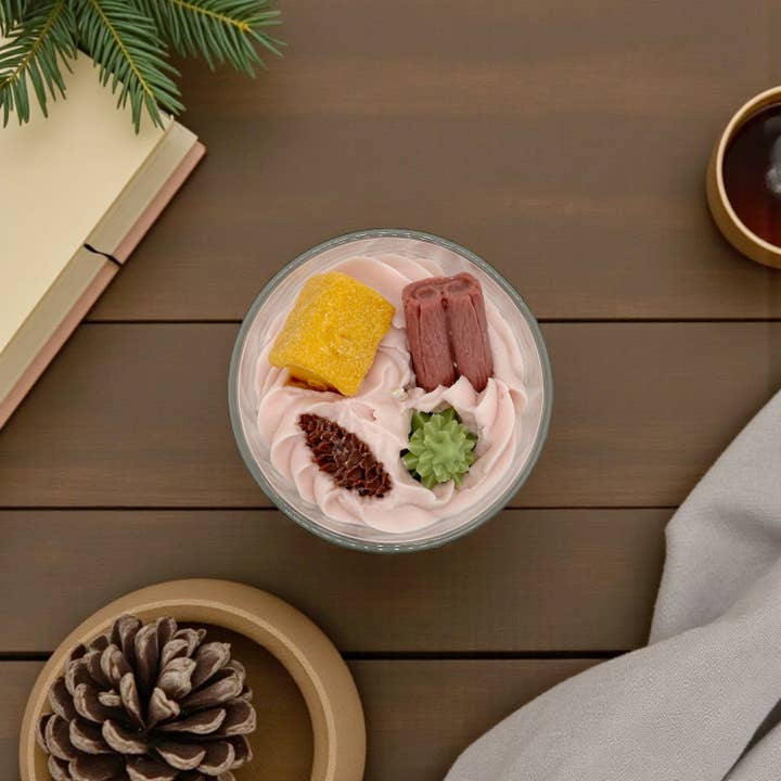 Delice de Bougie - Wholesale Jar/Filled Candle - Whipped cream candle | Wood fire2