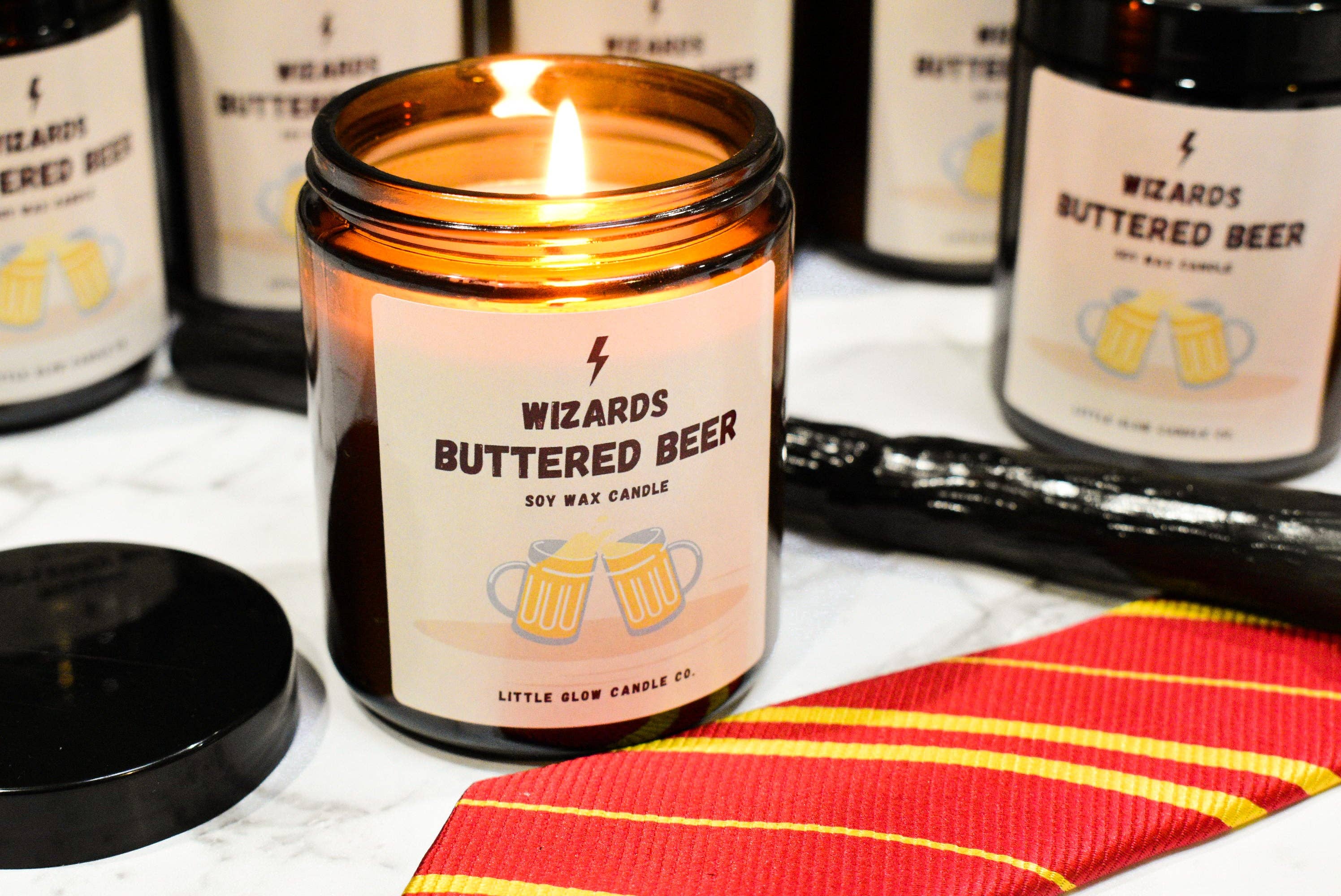 Little Glow Candle Co. - Wholesale Jar/filled candle - Wizards Buttered Beer