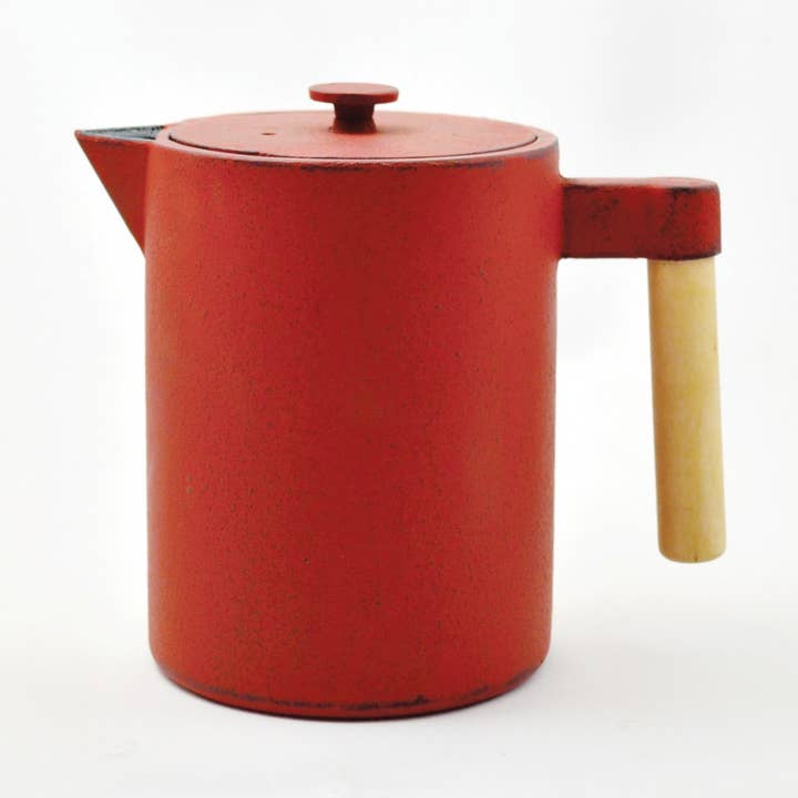 Kohi Teekanne aus Gusseisen, 1,2l chili für den Großhandel von Ja-Unendlich