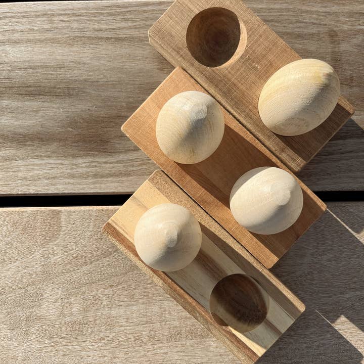 All Wooden Elements – wholesale Wood toy – Child – Wooden Egg Shakers with Stand4