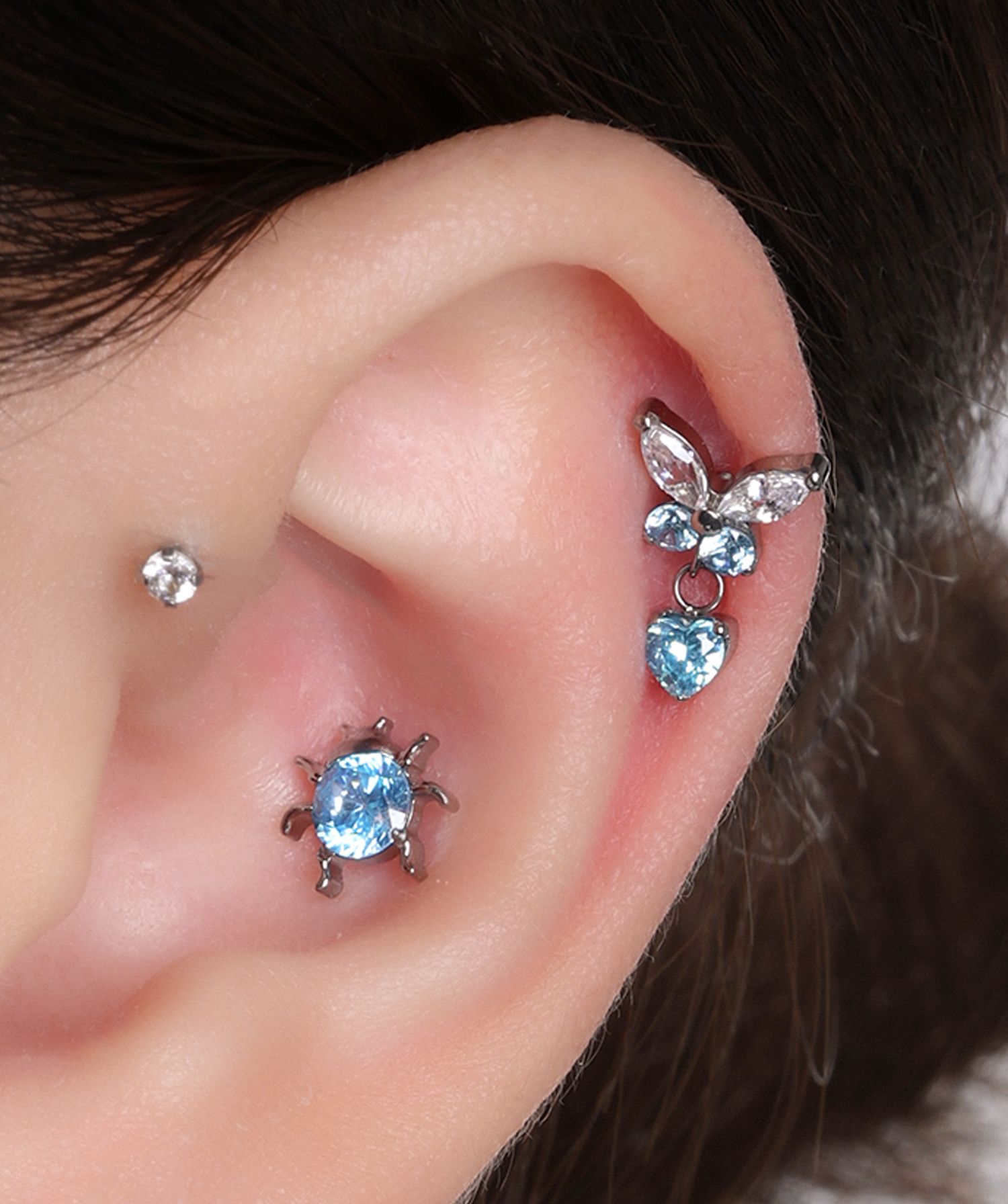 oumo jewelry - Wholesale Stud/Post Earrings - Titanium Ladybug Stud8