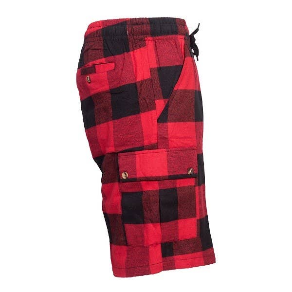 Generation XYZ - Wholesale Shorts - Men's - Plaid Cargo shorts (HF-3101)
