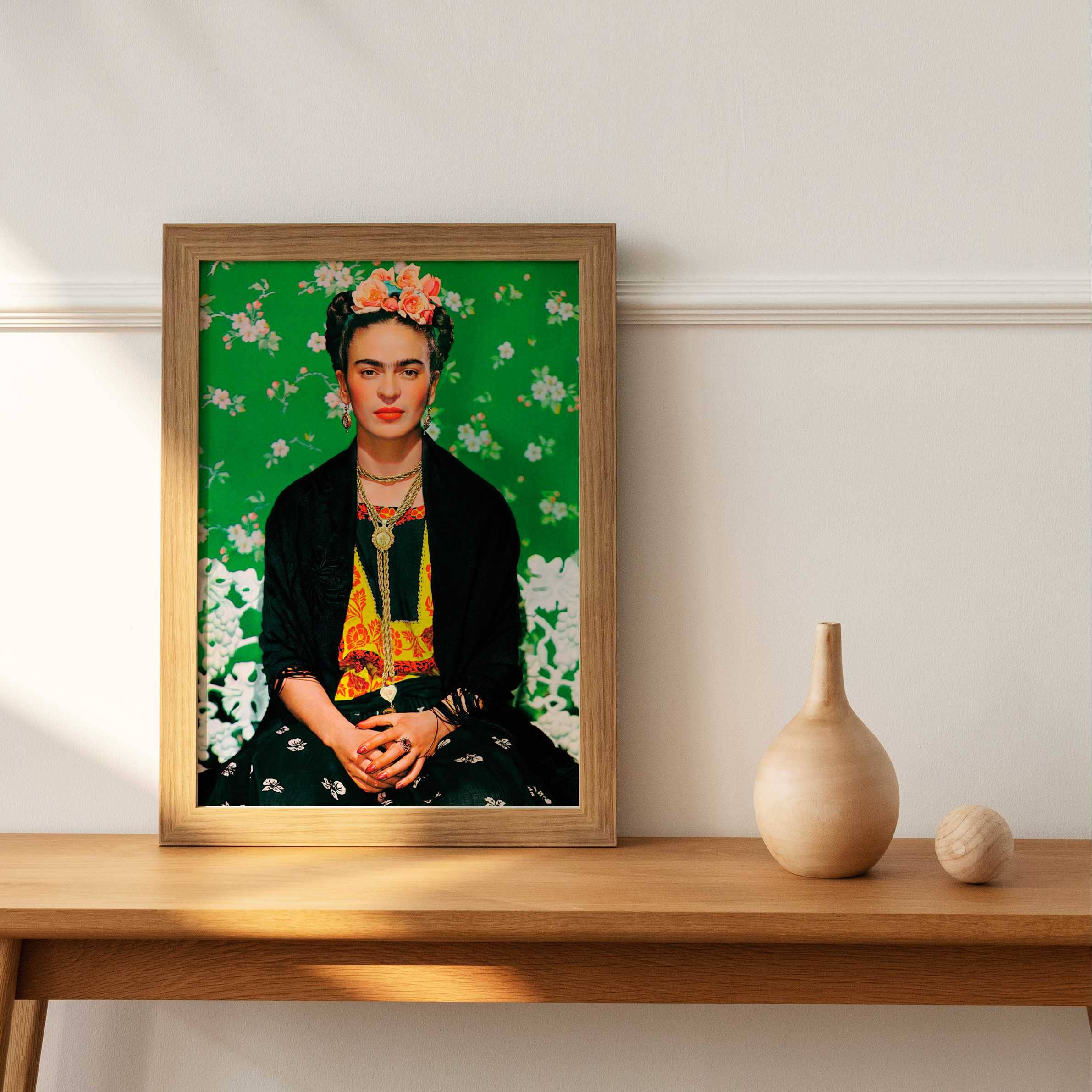 Knot & Soul - Wholesale Art Print - Frida Kahlo Green1