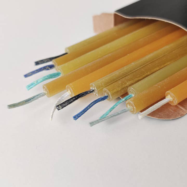 korys - Vente Bougies pour gâteau - Bougies d'anniversaire en cire d'abeille10