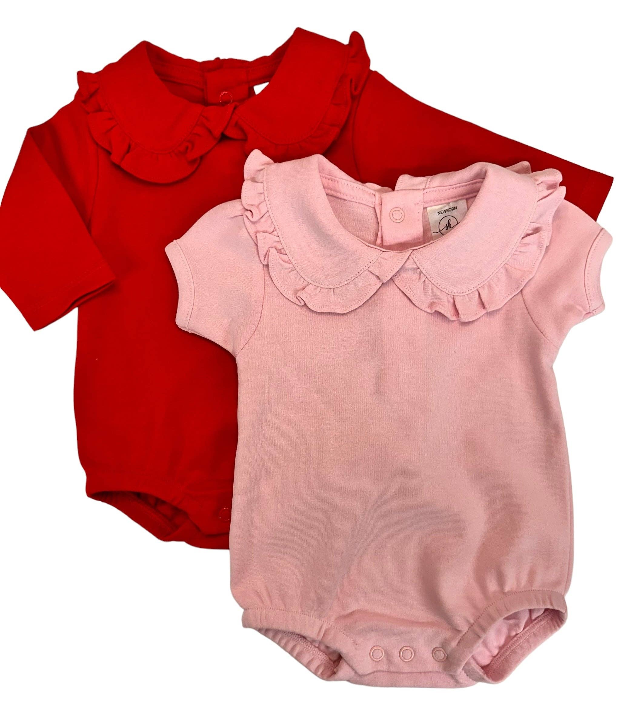 SK Blanks - Wholesale Bodysuit (non-footed) – Baby - Ruffle Collar Bubble