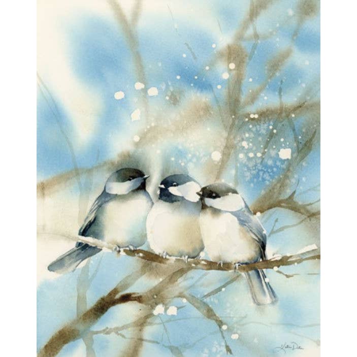 TROIS MÉSANGES pour la vente par Roslyn Décor