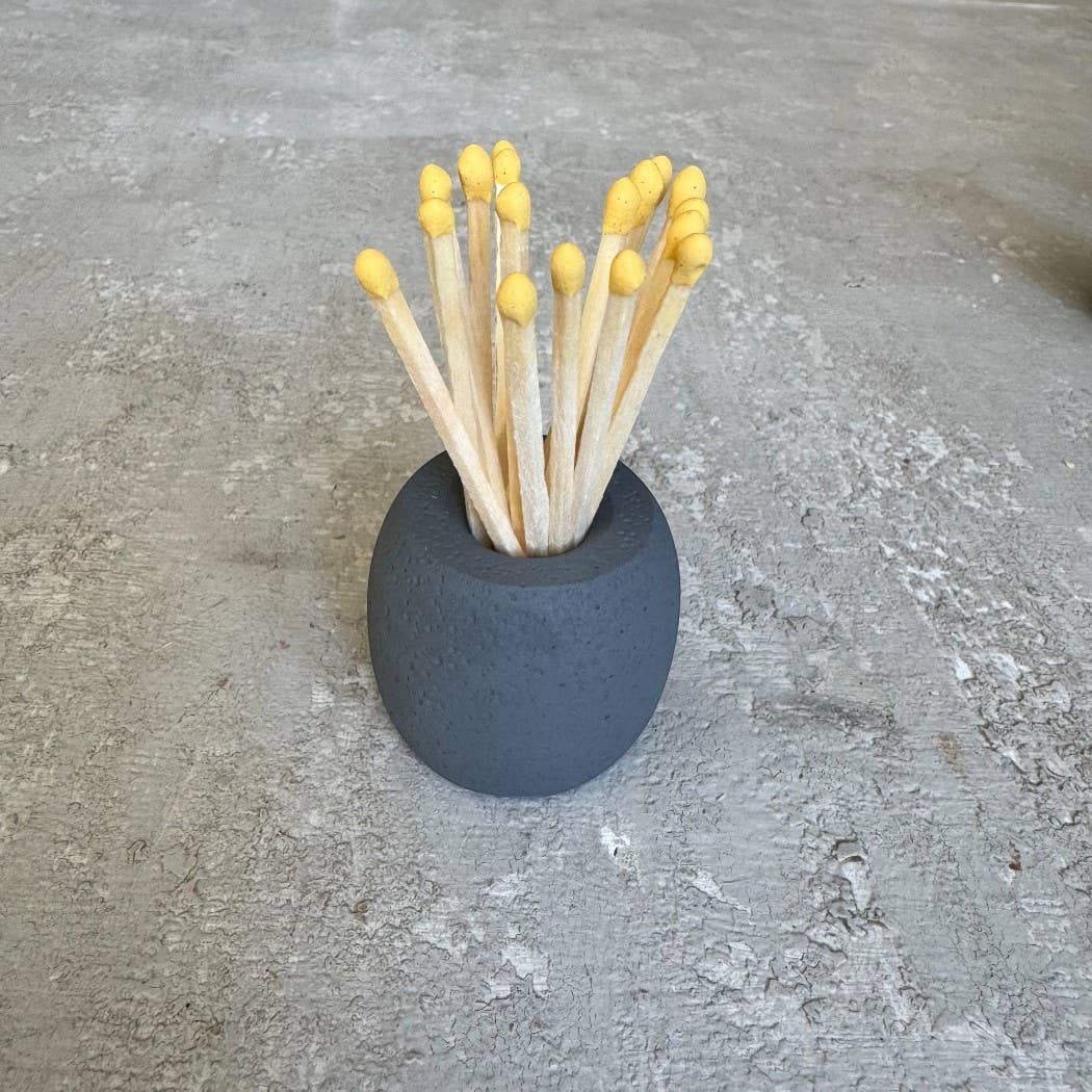 CJ Gift Goddess - Wholesale Match Holder - Concrete Match Holder/Toothpick Holder: Includes 25 Matches32