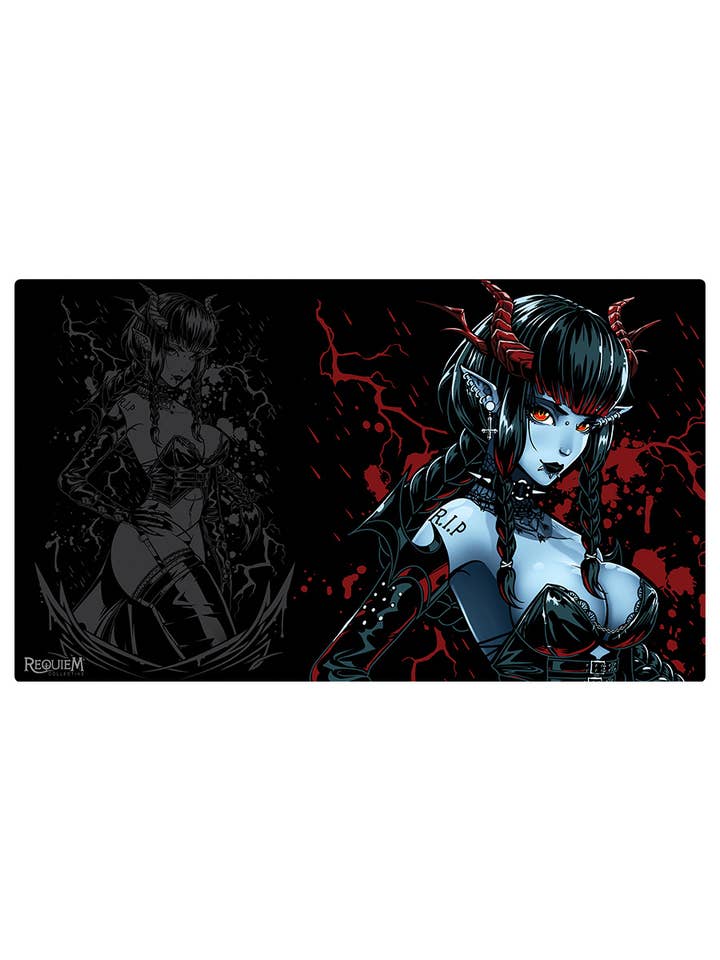 Requiem Collective Tapis de Souris/Bureau Ruby XL pour la vente par Grindstore