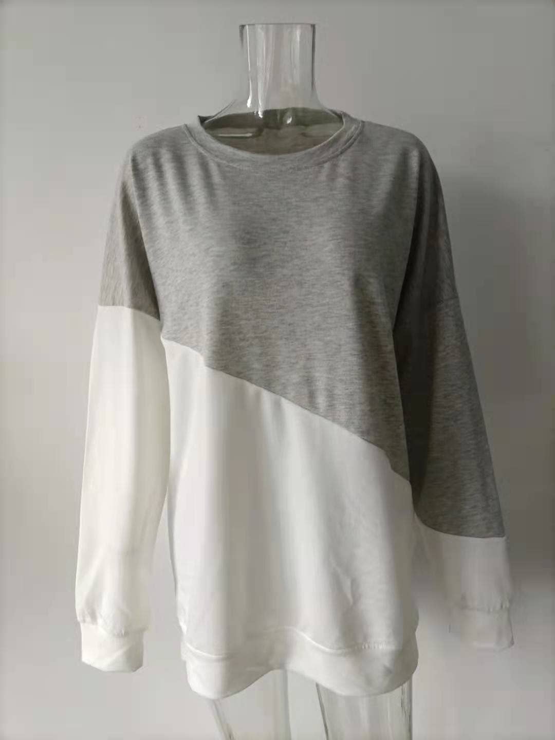 Lily Clothing - Vente Sweat à capuche – femme - SWEAT À CAPUCHE À MANCHES LONGUES ET COL ROND DE COULEUR ASSORTIE9