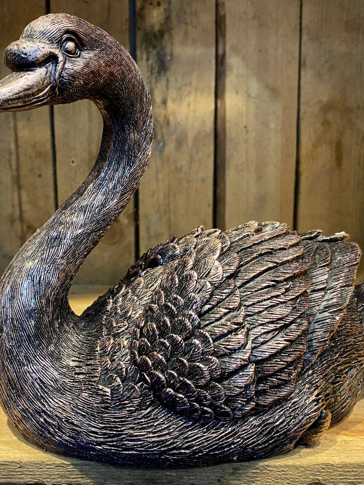 Mittlere Anmutige Schwan Bronze für den Großhandel von ABitQuackers