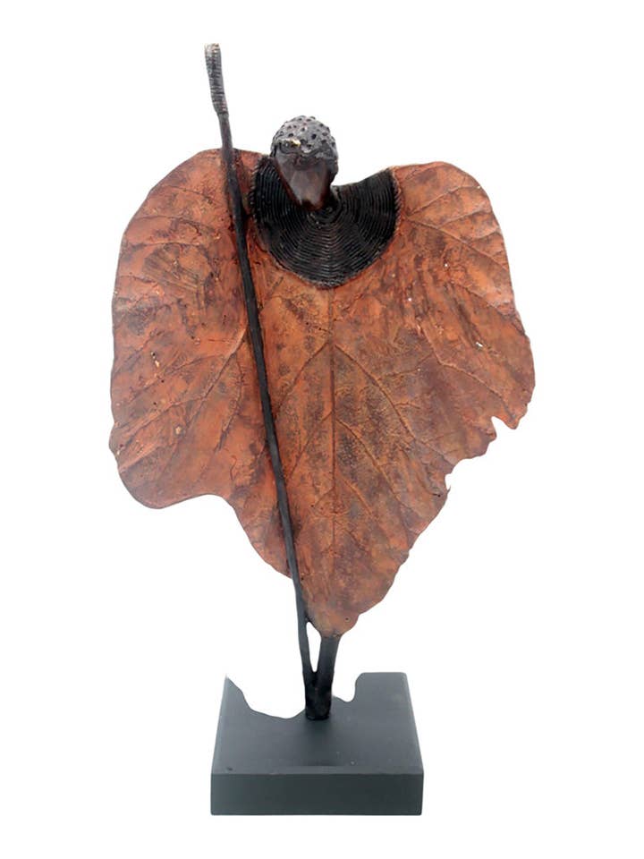 Bronze Folha simples 45 cm castanho n.º 4 por atacado de Lafi Bala