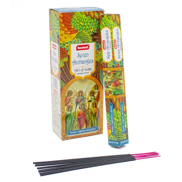 Inc. Sandesh SEVEN ARCHANGELS 20g (6 units) for wholesale by Esoterica Arte