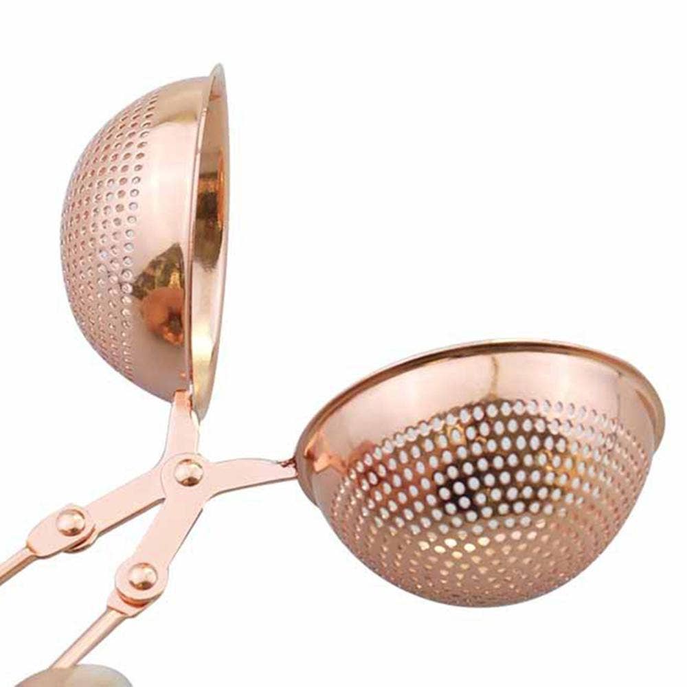 Trishnna Tea - Wholesale Tea Strainer/Infuser - Rose Gold Ball Tea Infuser1