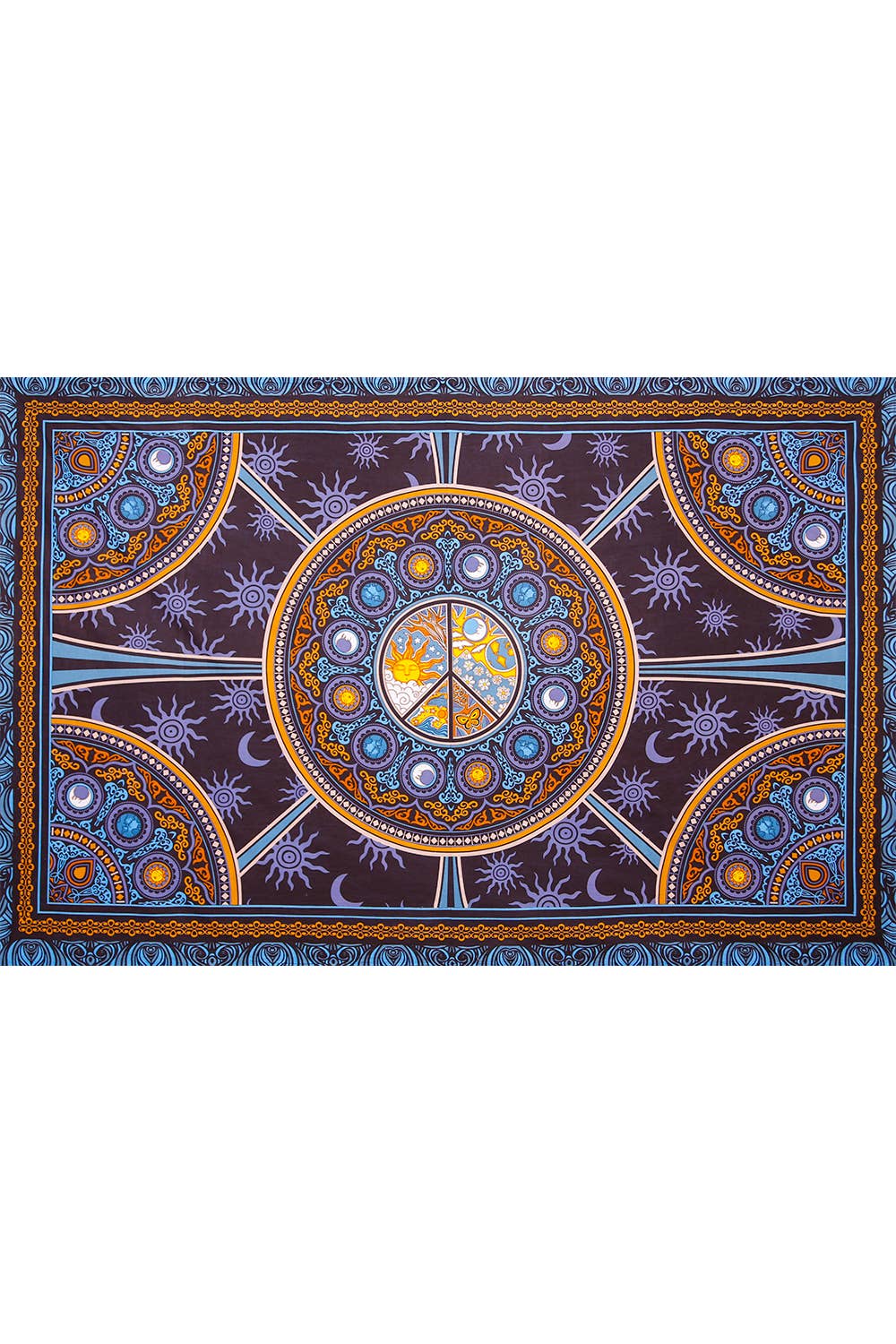 Sunshine Joy - Wholesale Tapestry/Textile - Peace Tapestry Hippie Boho Dorm Tapestries Hanger Packaged2