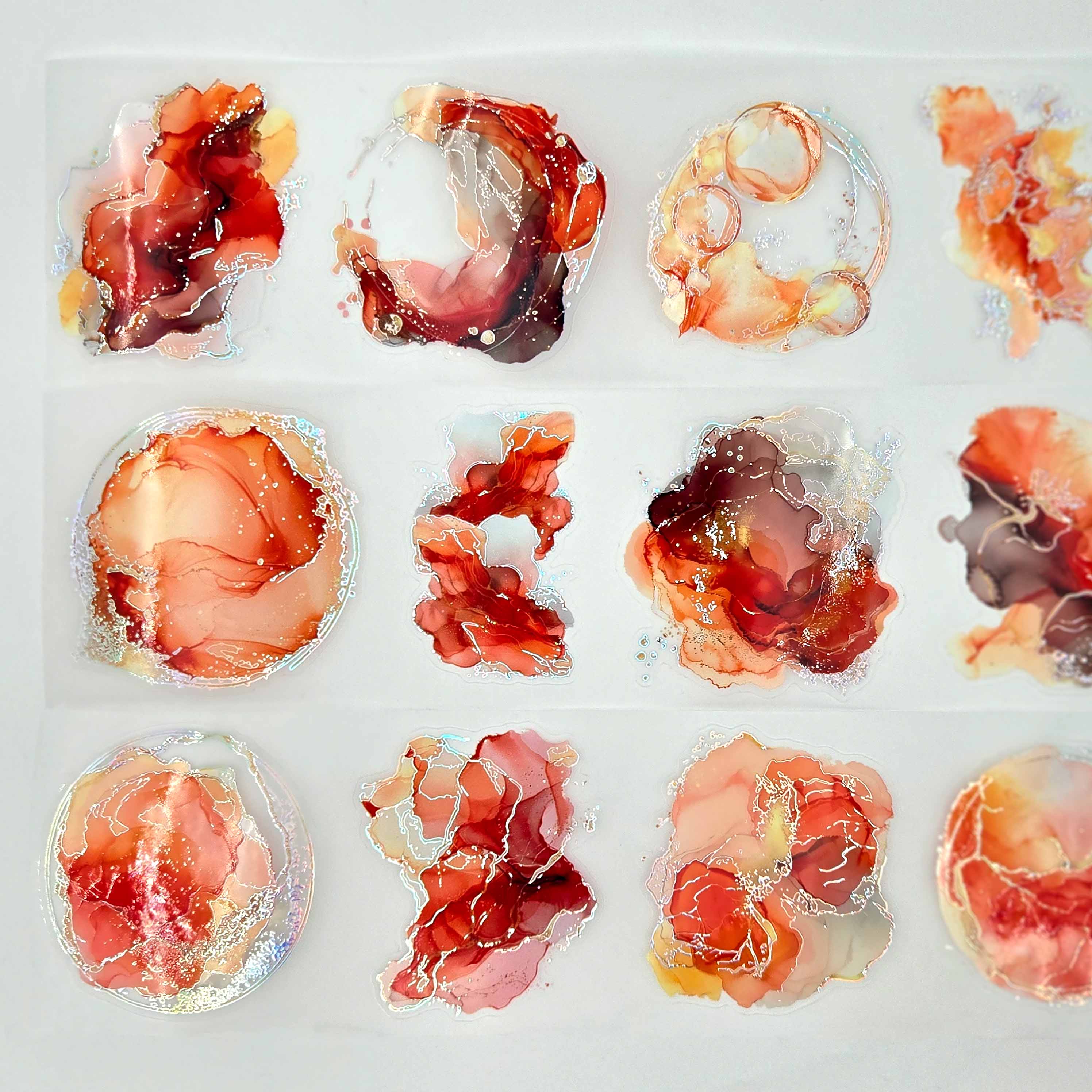 MIC & MIM Premium Paper Shop - Vendita all'ingrosso Nastro washi - MIC | Nastro PET (3D laminato e taglio kiss-cut): Rusty Splash5