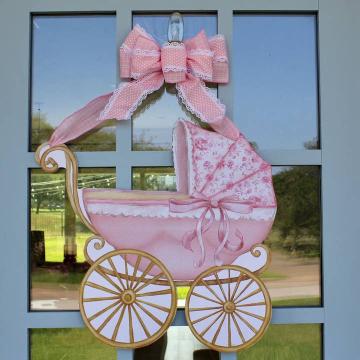 Front Porch Elegance - Wholesale Door Hanger - Welcome Baby- Door Hanger8