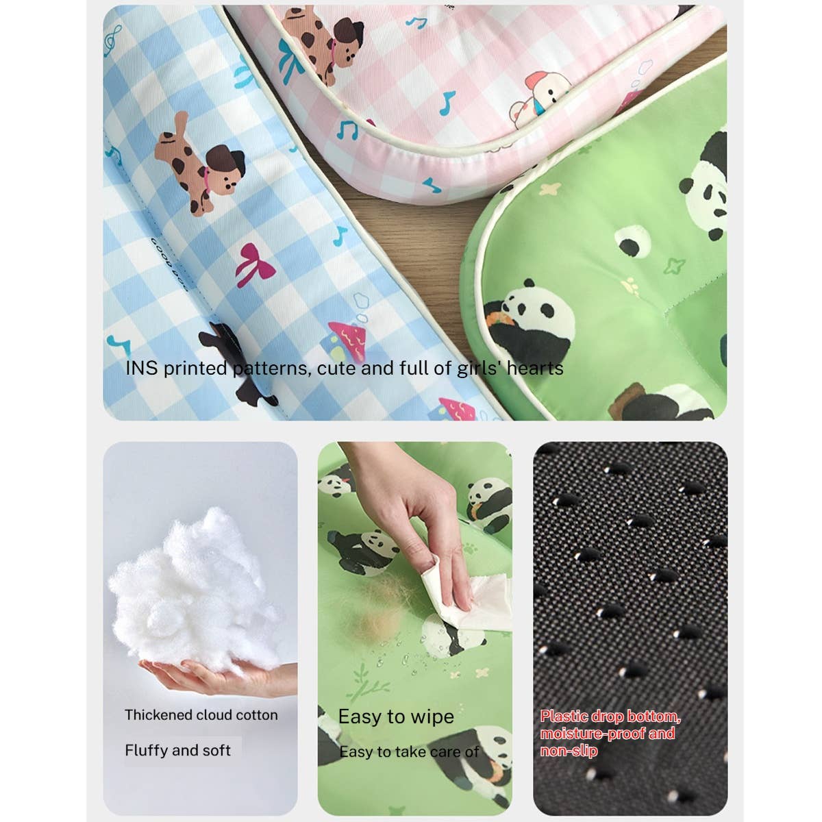 PAWPAWwholesale - Wholesale Pet Bed - Cat/Dog - Pet Cooling Pad with Waterproof & Leak-Proof Liner_CWMM70285