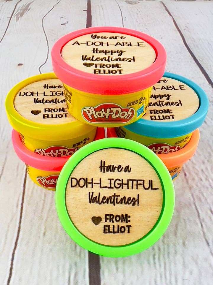 Play-Doh Kids Valentines for wholesale by Salty Dog Mercantile