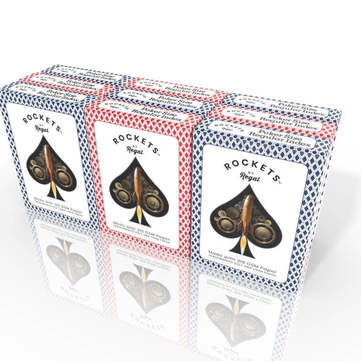 Regal Games - Wholesale Playing Cards - Rockets Standard Playing Cards PDQ of 122