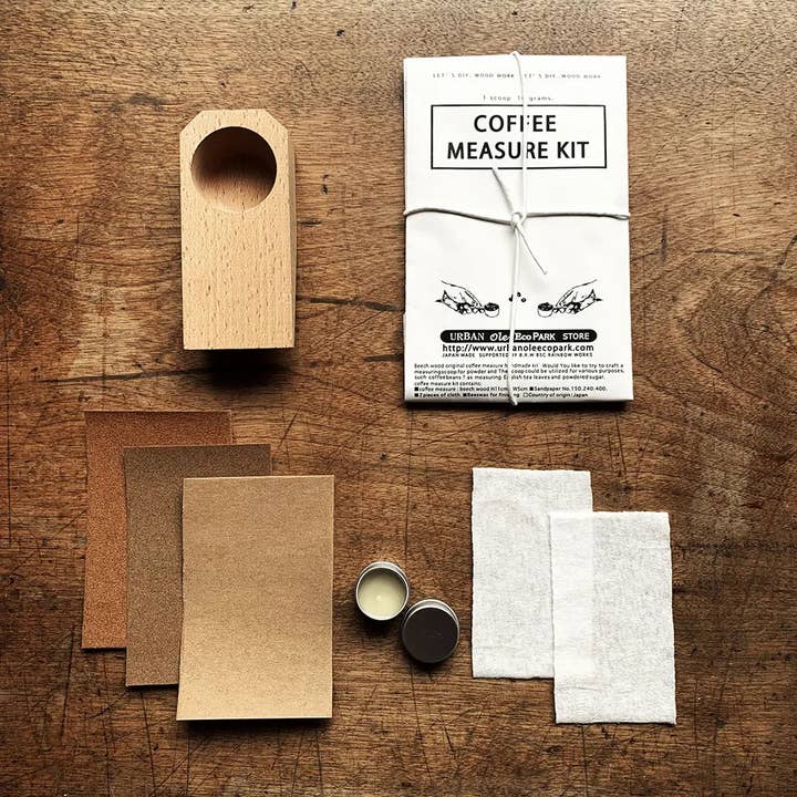 Coffee Measure Whittling DIY Kit Set for wholesale by Made In Japan Tableware & Homeware