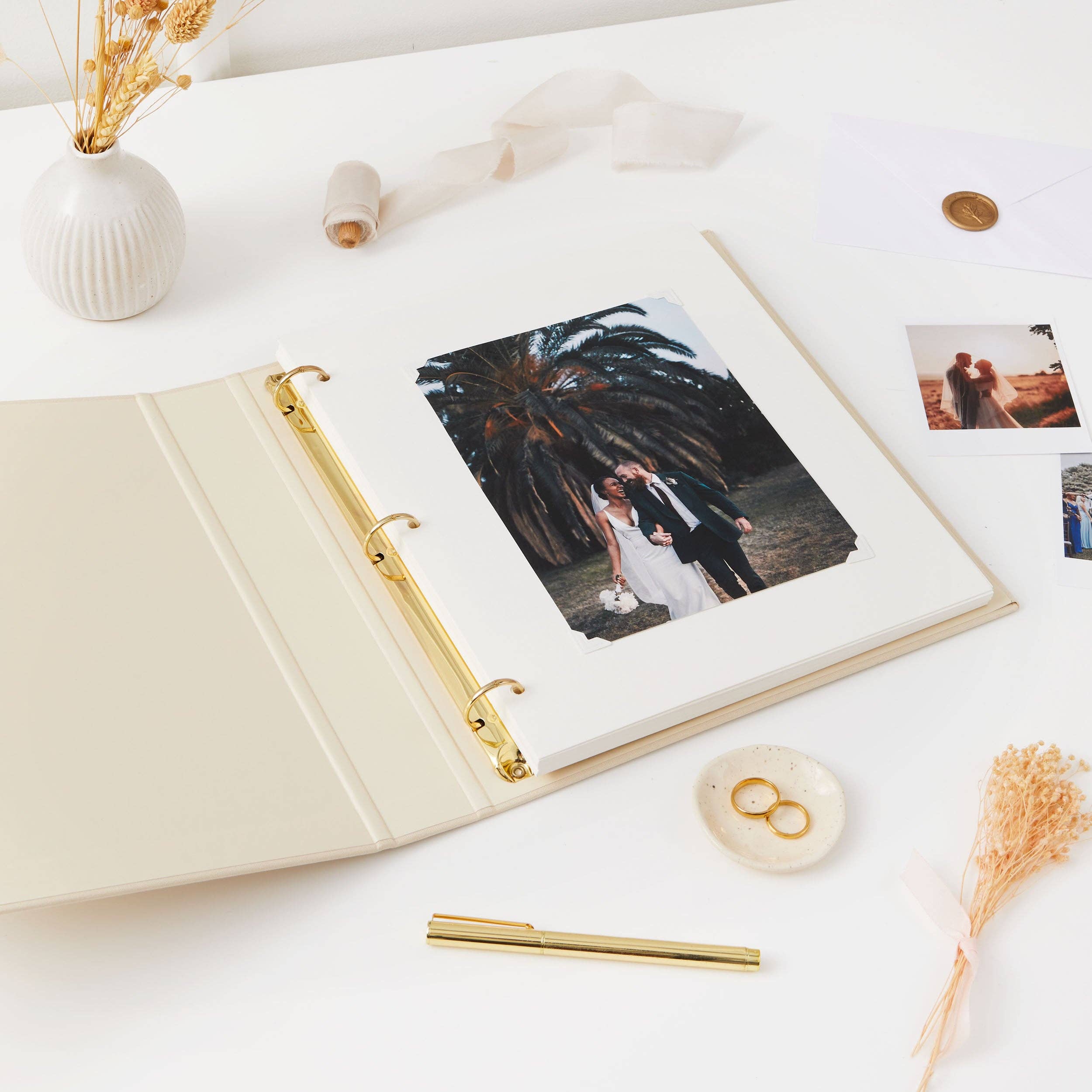 Blush And Gold – Engroshandel Fotoalbum – Vores bryllupsdag - fotoalbum2