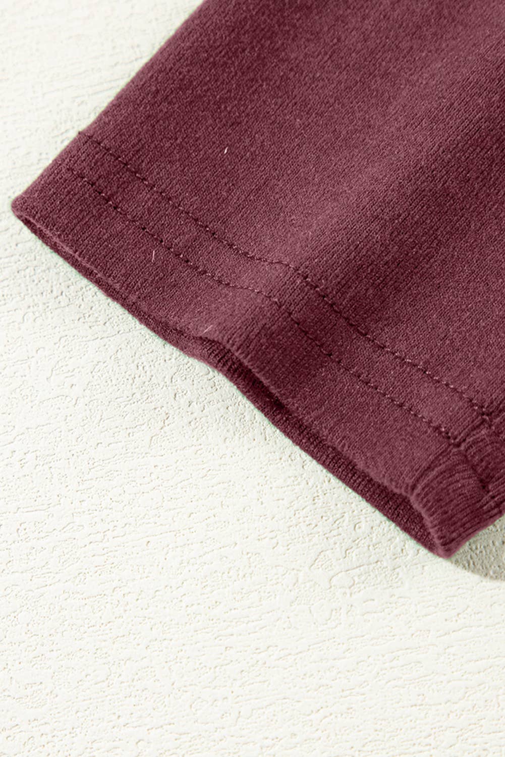 FULL TIME PURCHASE - Wholesale Knit Top - Women's - Solid Exposed Seam Crew Neck Long Sleeve Top16