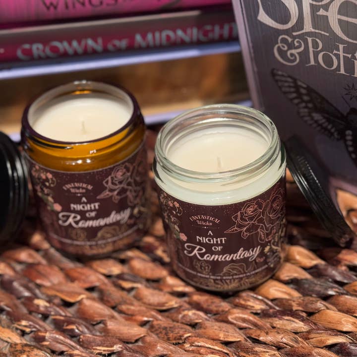 Fantastical Wicks - Wholesale Jar/Filled Candle - Night of Romantasy | 7 oz2