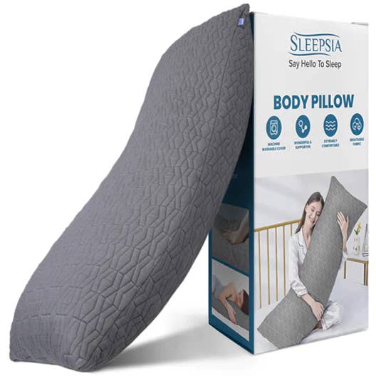 SLEEPSIA Llc - Wholesale Bedding Pillow - Sleepsia Shredded Memory Foam Full Body Pillow