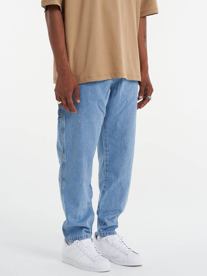 Jean Carpenter Baggy Rare Bleu pour la vente par UNEFFECTED STUDIOS