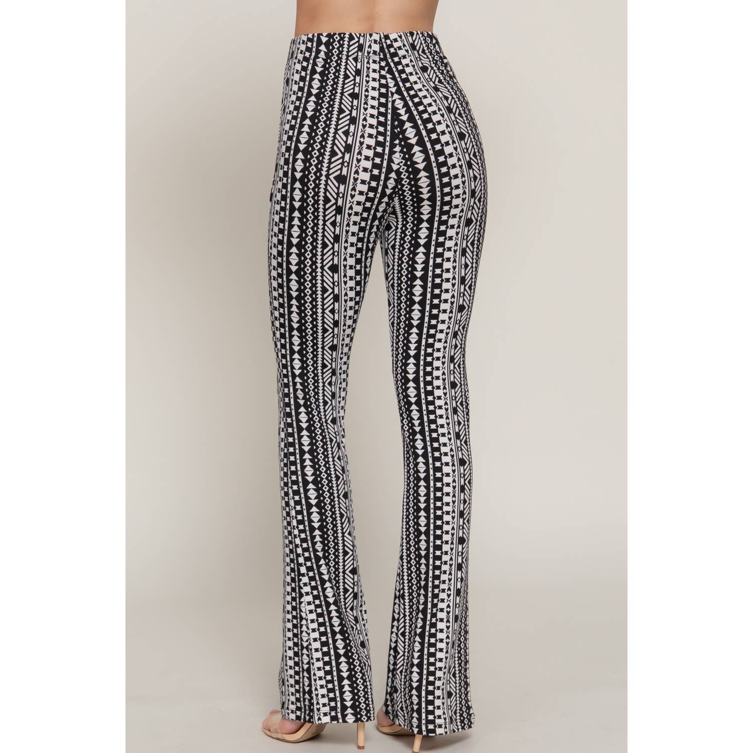 Style Up - Wholesale Pants - Women's - Boho Tribal Print Flare Pants2