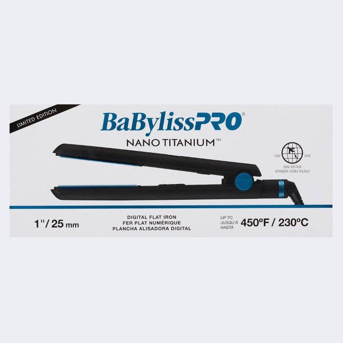 Salon Equipment Pros - Wholesale Straightener/Flat Iron - BaBylissPRO NANO TITANIUM Limited Ed. 1" DIGITAL FLAT IRON3
