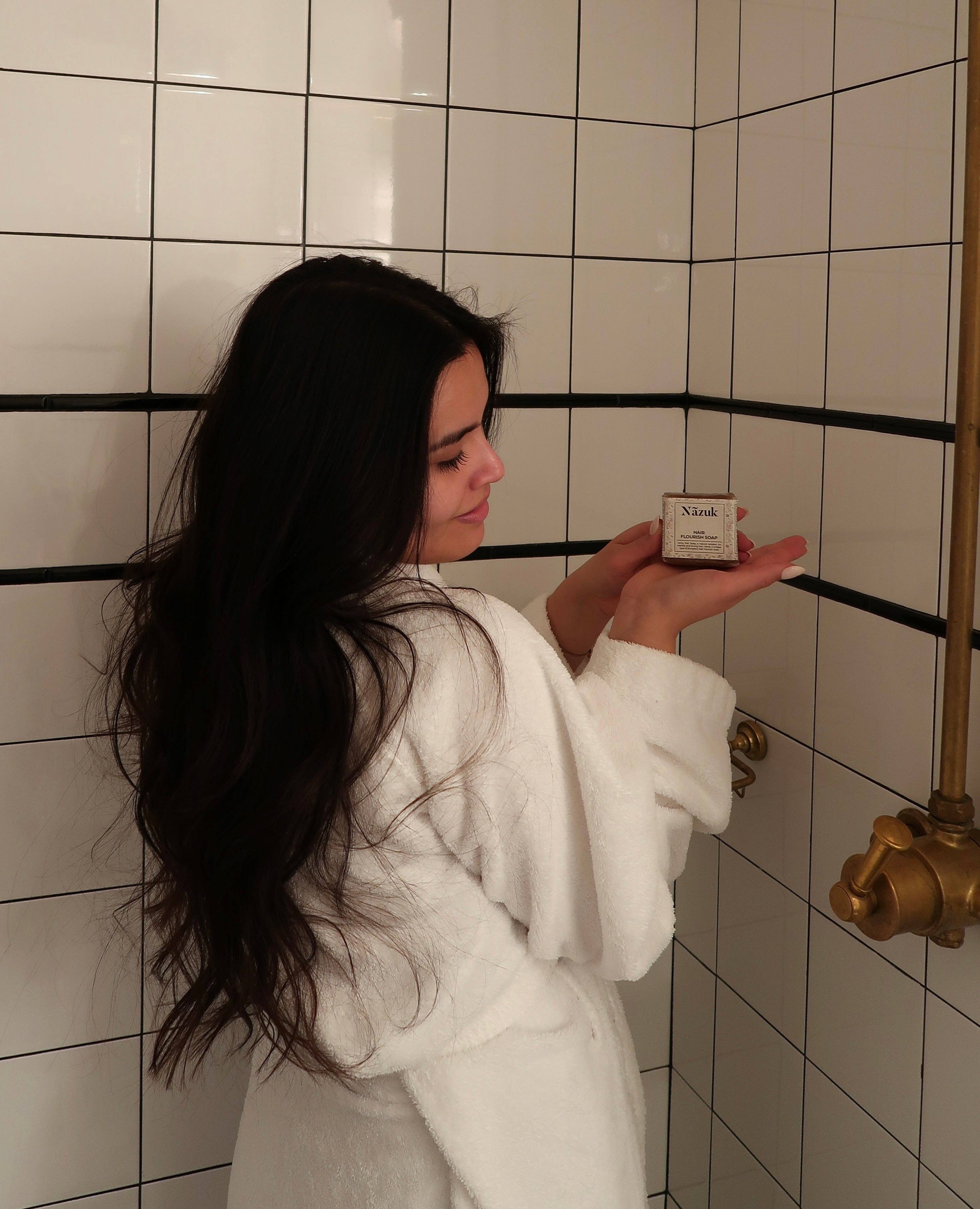 Nazuk beauty - Wholesale Shampoo Puck/Solid Shampoo - Usma Grass Hair Growth Shampoo Bar - Moisture & Care Shampoo Bar2