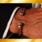 BRACELET À BOULES EN ARGENT pour la vente par Hippie Crew