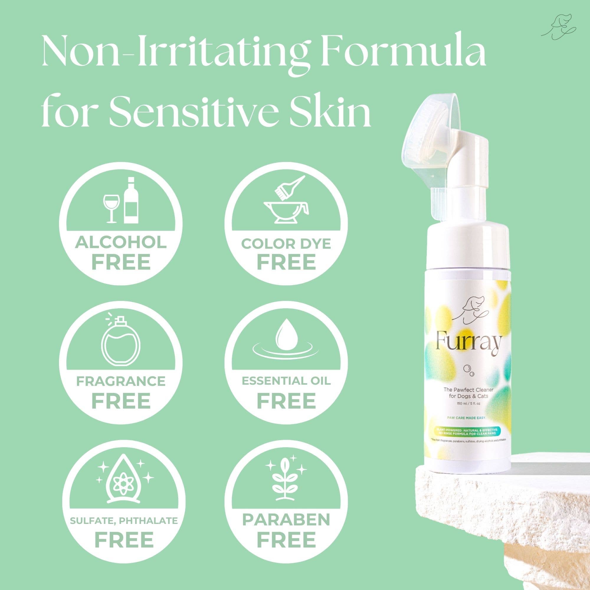 Furray - Wholesale Pet Cleaning Supplies - The Pawfect Paw Cleaner for Dogs & Cats (150ml/5oz)3