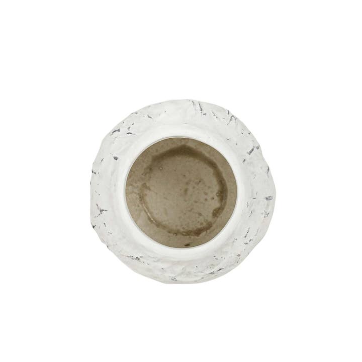 Foreside Home & Garden - Wholesale Vase - Ambrosine Distressed Ceramic Vase White