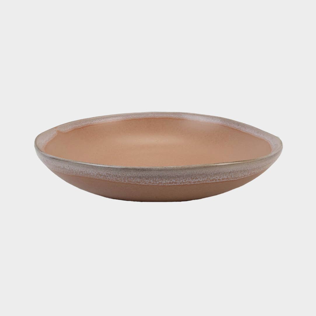 Maria Terracota Portugal - Wholesale Dinner Plate - Pink Large Pasta Plate Aveiro