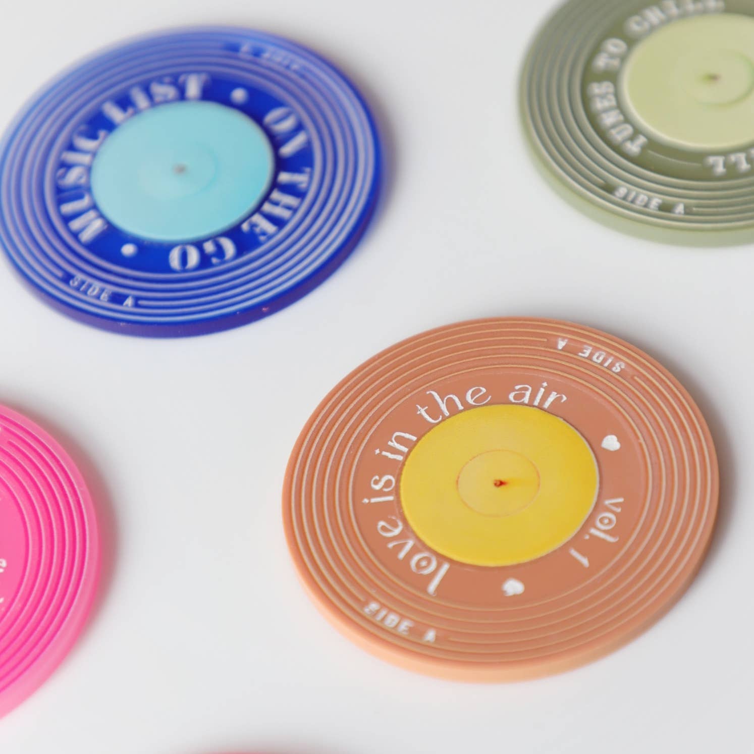 Rock Laser Scissor Studio - Wholesale Magnet - Scannable Vinyl Record Magnet Disk w NFC Tag Spotify Youtube10