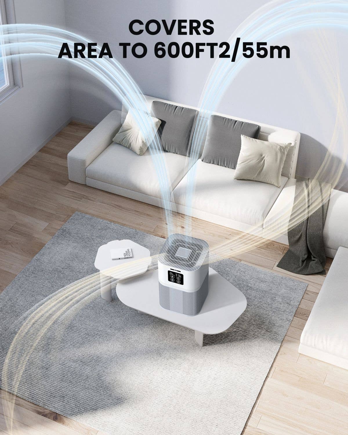 BlakOutlet - Wholesale Air Purifier - 2 in 1 Air Purifier with H13 Filters for Home Allergies Pets Hair Odor Eliminators12