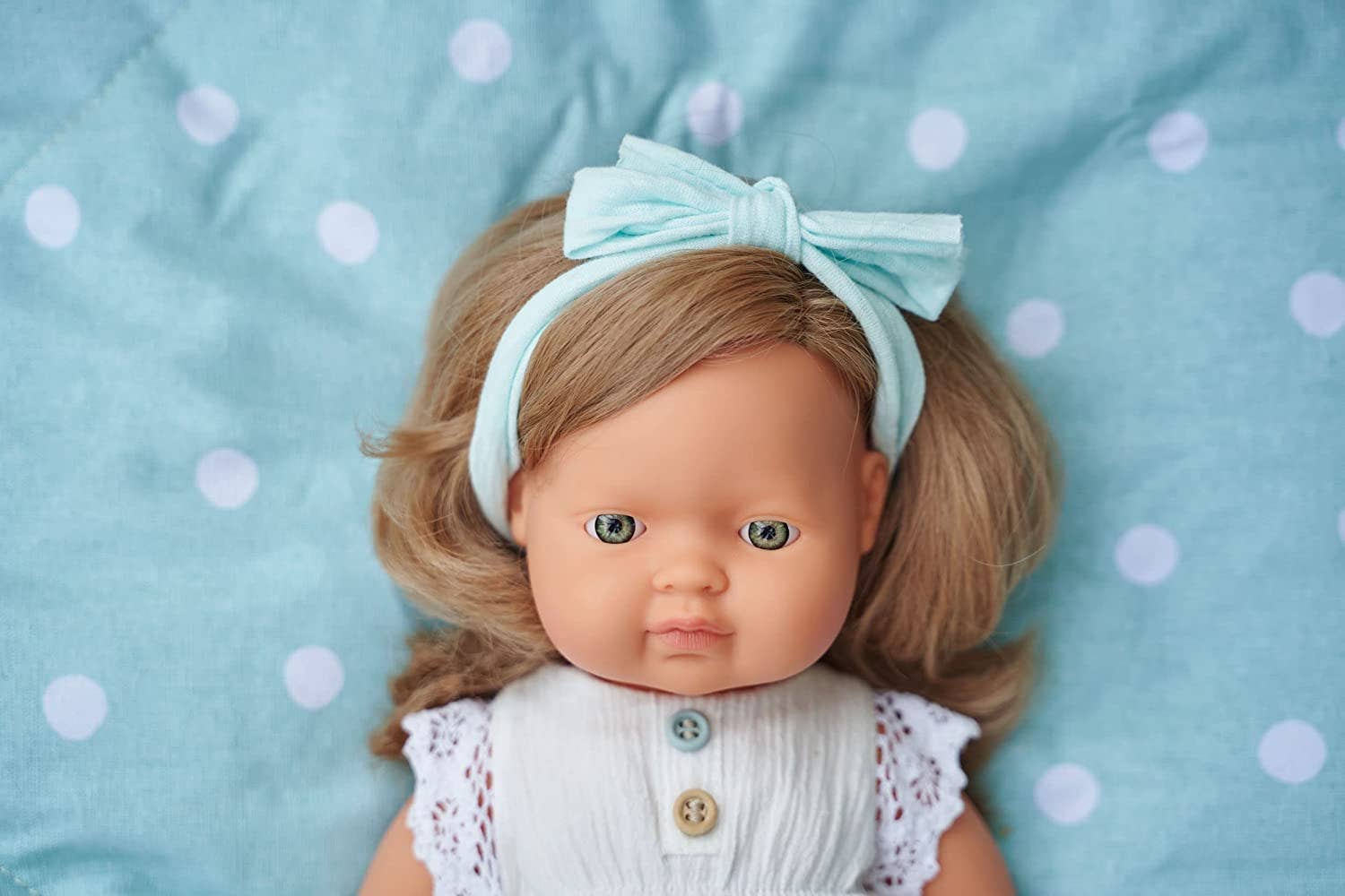 KsmToys - Wholesale Doll - Kids - Soft Body Blond Hair Baby Doll Girl Caucasian Anatomically C2