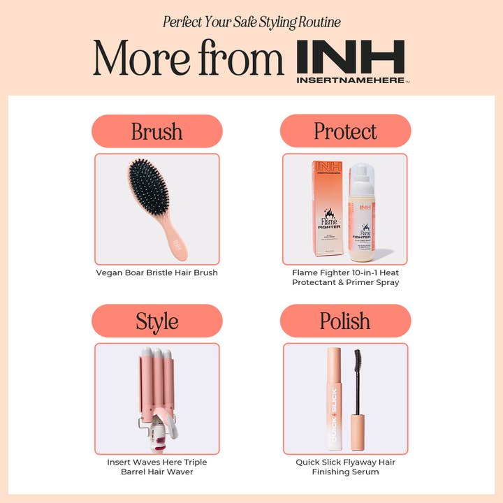INH Hair - Wholesale Heat/Thermal Hair Protector - Flame Fighter Heat Protectant | 10-in-1 Hair Prep Spray13