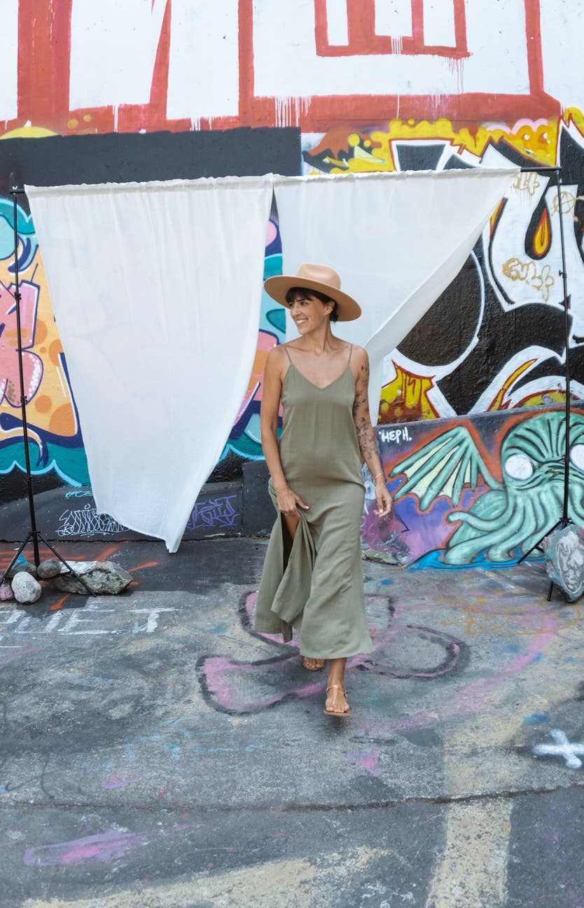 Jackson Rowe - Vente Robe – femme - SS24 - Robe Frolic - Earth