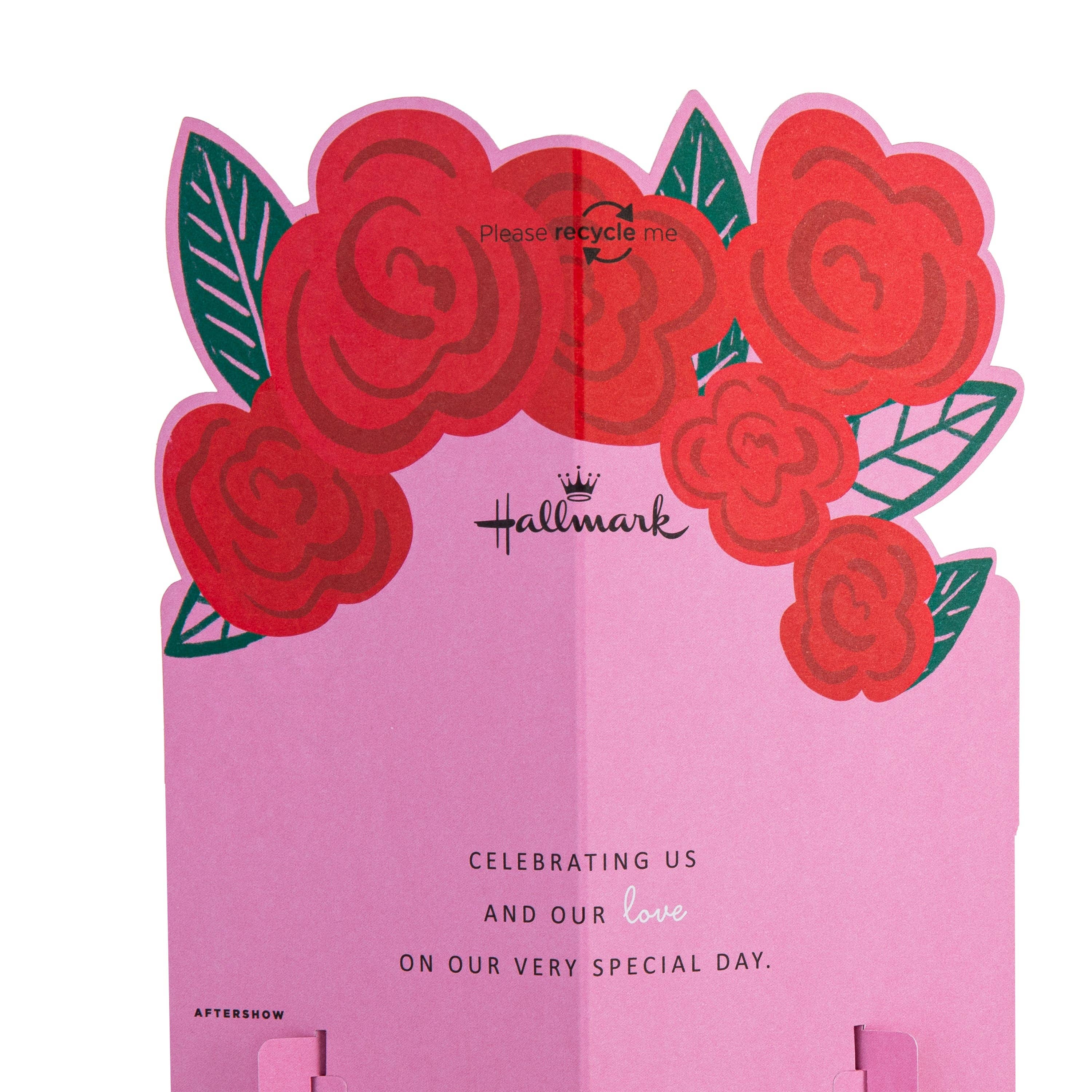 Hallmark - Wholesale Anniversary Card - Anniversary Card for Wife with 3D Pop-Up Roses3