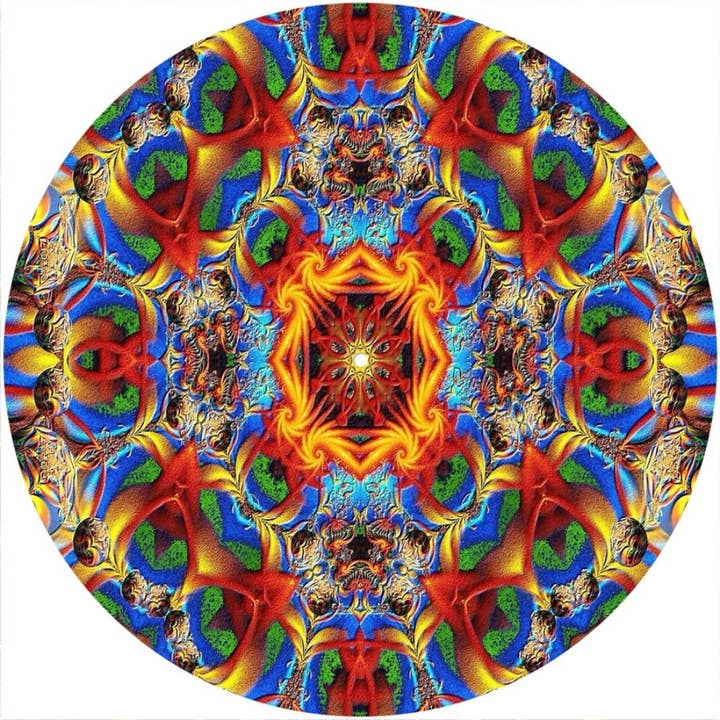 Slipmat 12"/ 7" för skivspelare - Kaleidoscope 6 för wholesale av Phatmatz