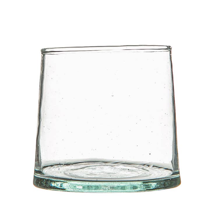 Rinkit Ltd - Wholesale Drinking Glass/Cup - Nicola Spring Merzouga Recycled Tumbler Glass 200ml Clear