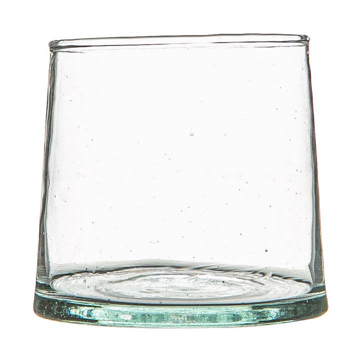 Nicola Spring Merzouga Recycled Tumbler Glass 200ml Clear for wholesale by Rinkit Ltd