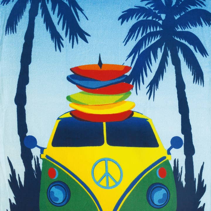 Beach towel "Summer of 69", 100% cotton for wholesale by my cocooning