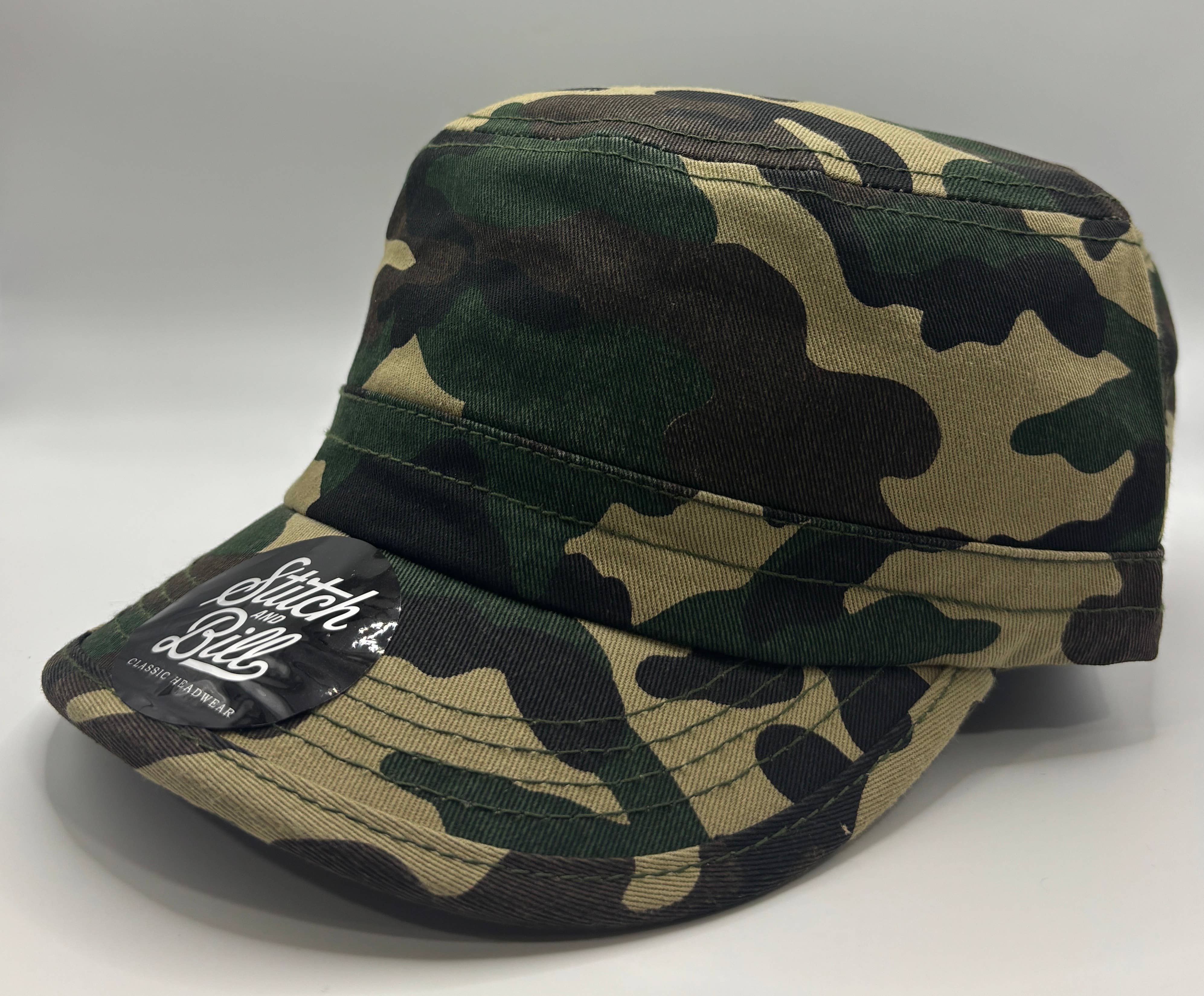 Stitch & Bill Hats - Wholesale Baseball Cap - Unisex - Trendy Military Cadet Cap Women Men 100% Cotton Adjustable2