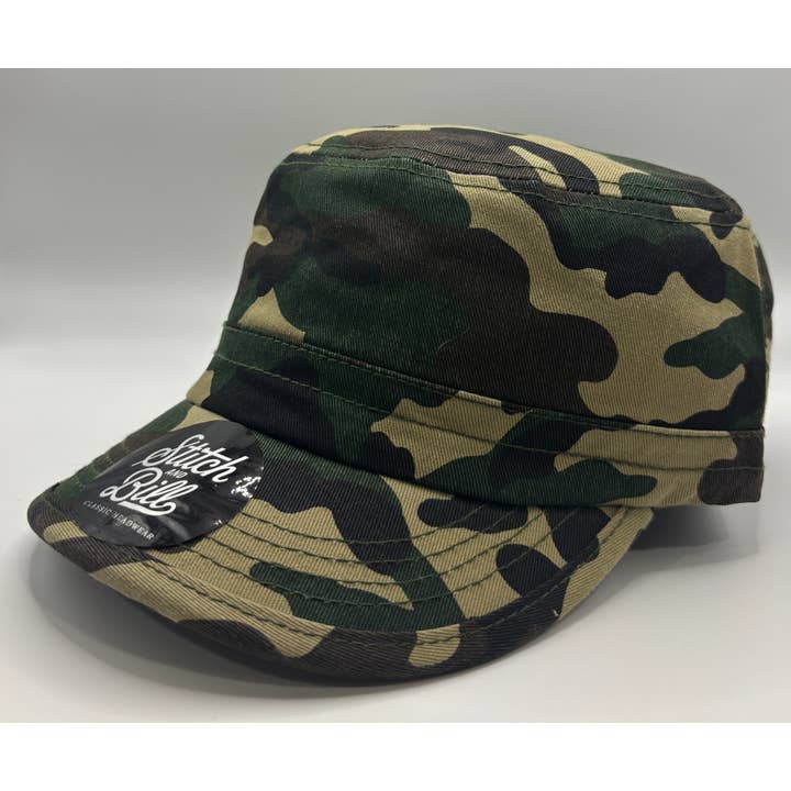 Stitch & Bill Hats - Wholesale Baseball Cap - Unisex - Trendy Military Cadet Cap Women Men 100% Cotton Adjustable2